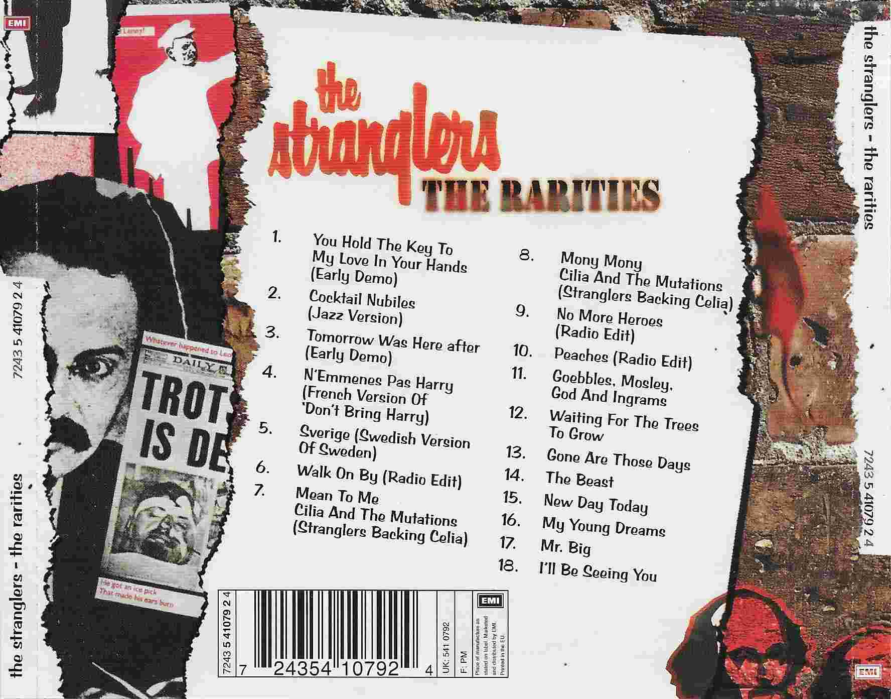 Picture of 541 0792 The rarities by artist The Stranglers from The Stranglers